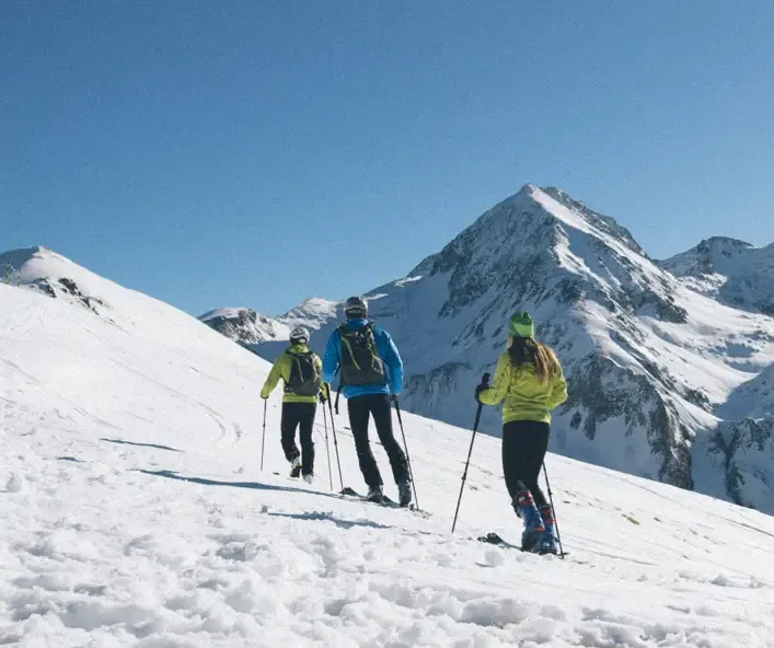 Ski de rando paysage